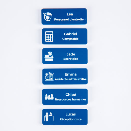 Pharmacist badge with caduceus - Personalized