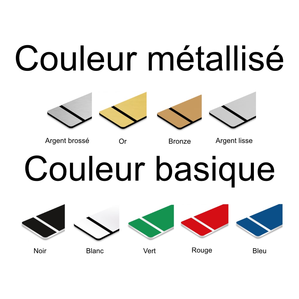 Couleur de plaque personnalisé qr code menu