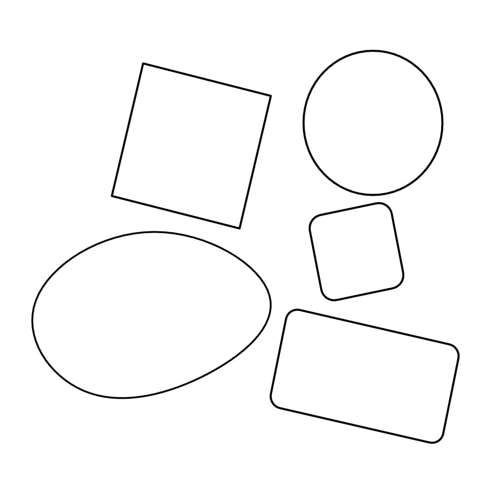 Forme personnalisé plaque qr code