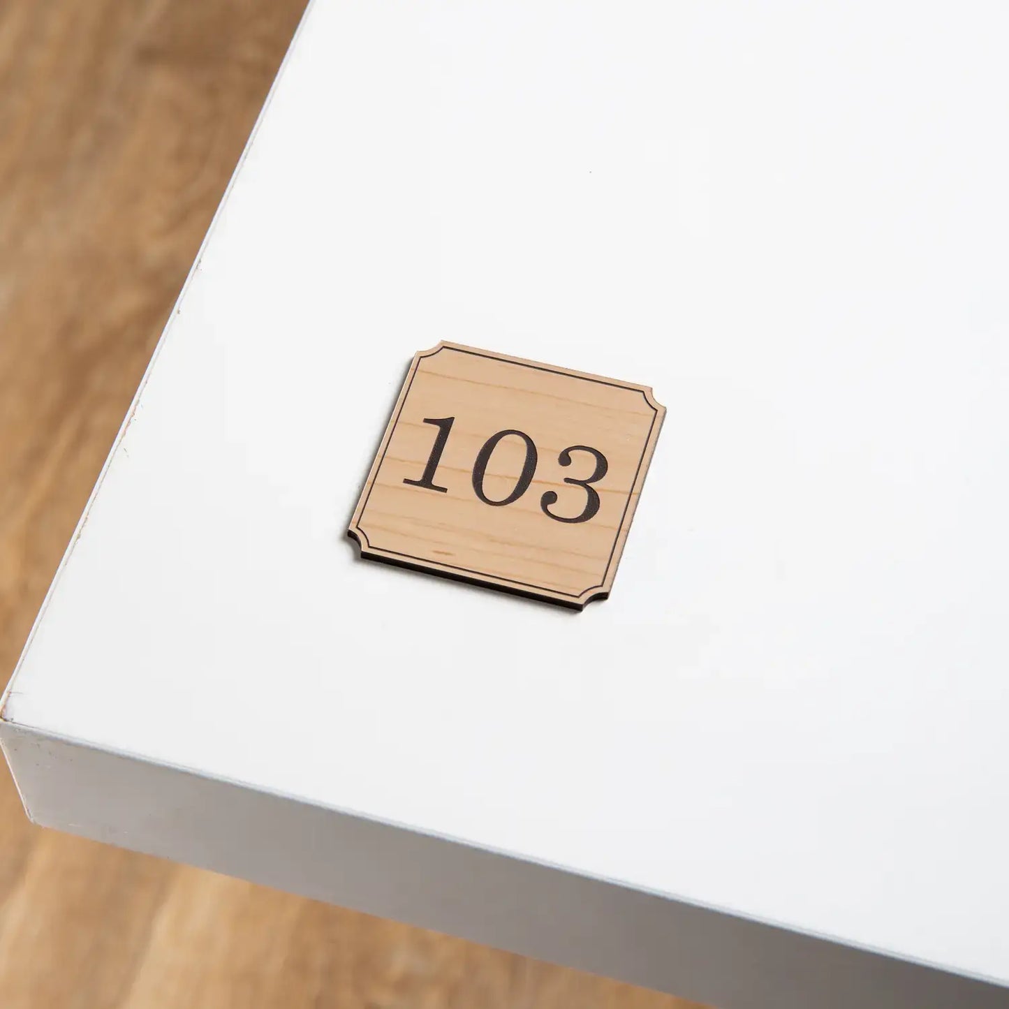 Table Number - Square - Engraved