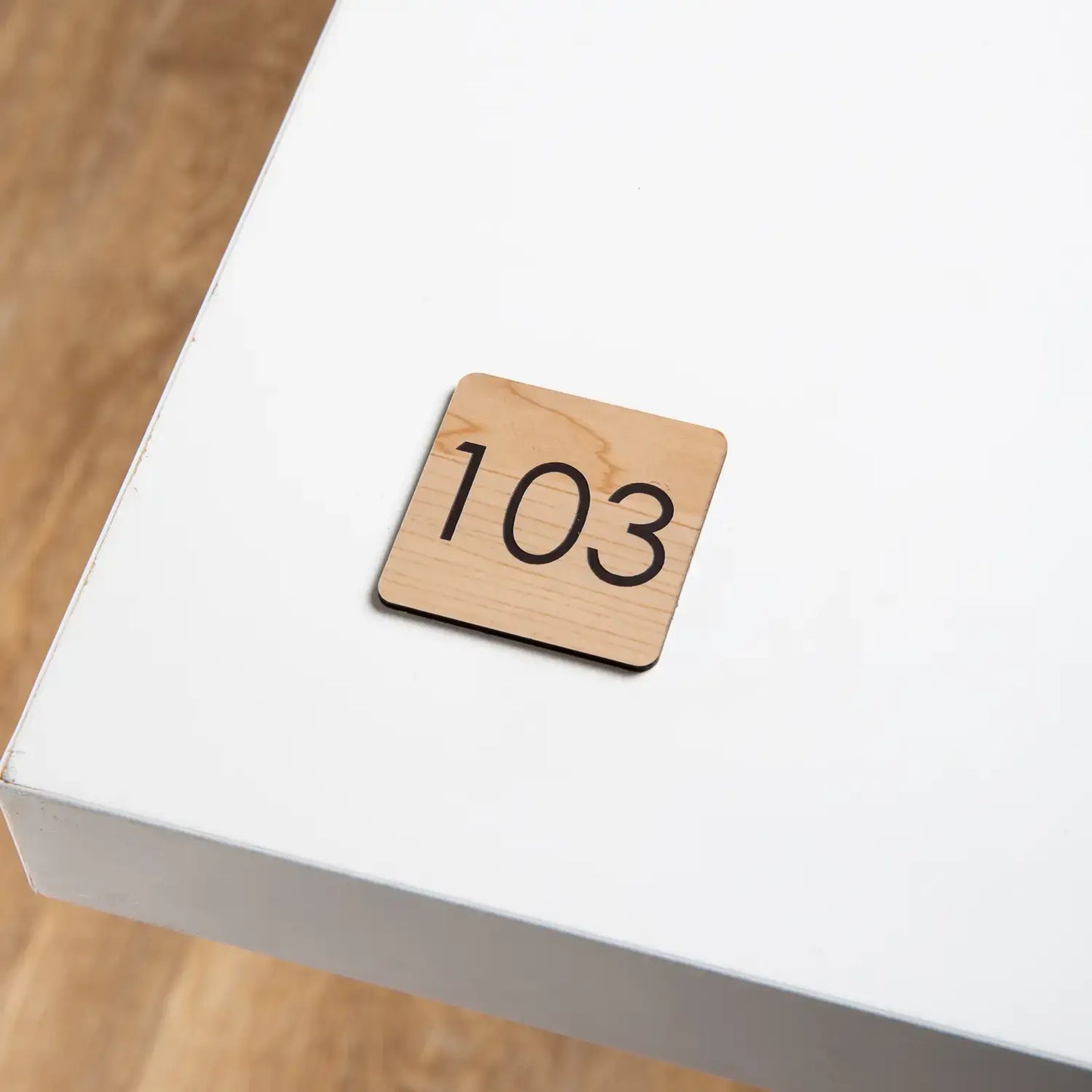 Table Number - Square - Engraved