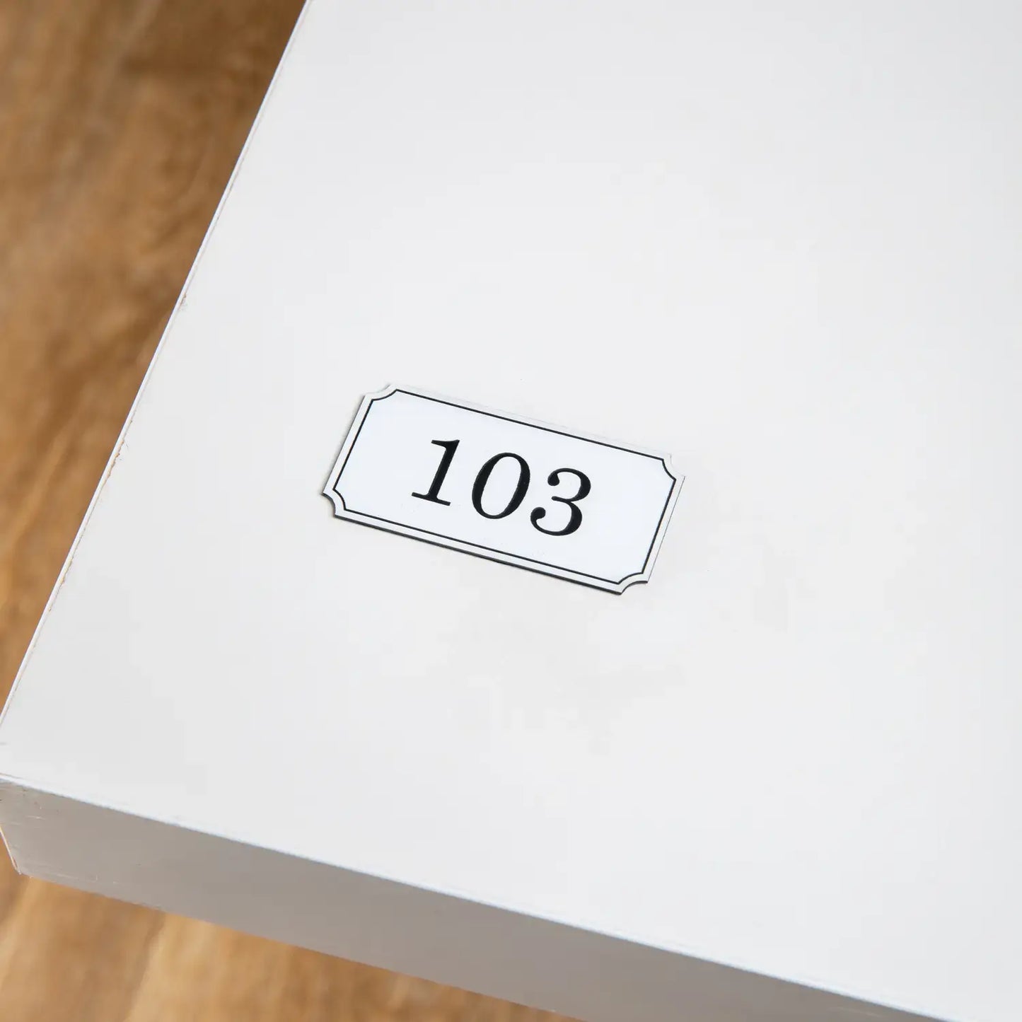 Engraved Table Number - 3 x 6 cm