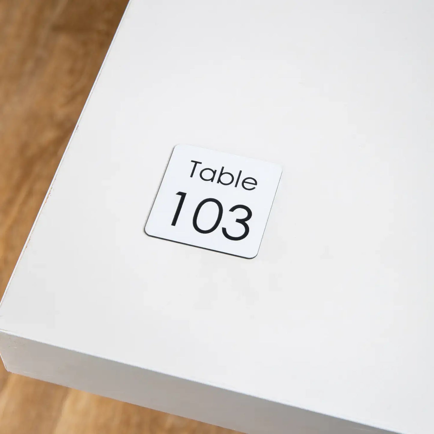 Table Number - Square - Engraved