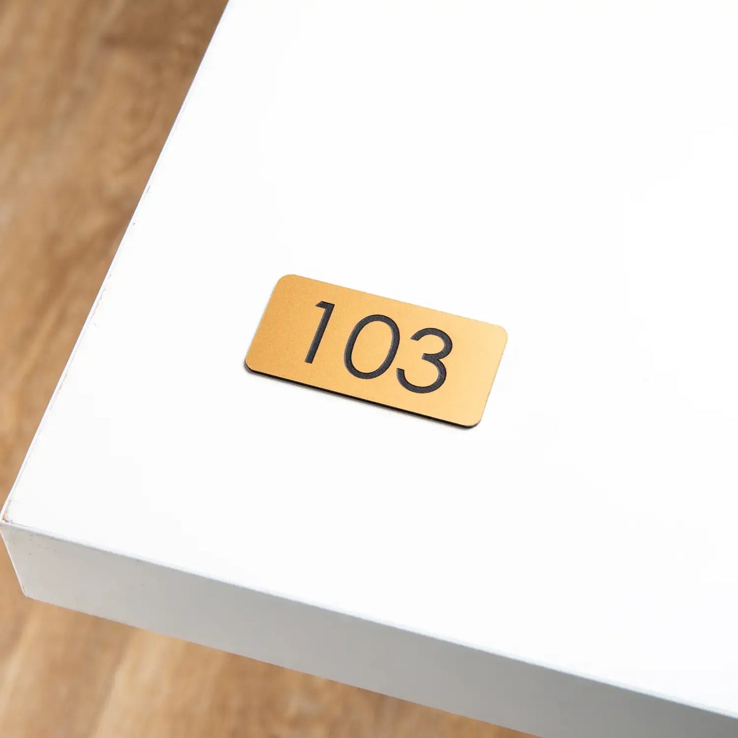 Engraved Table Number - 3 x 6 cm