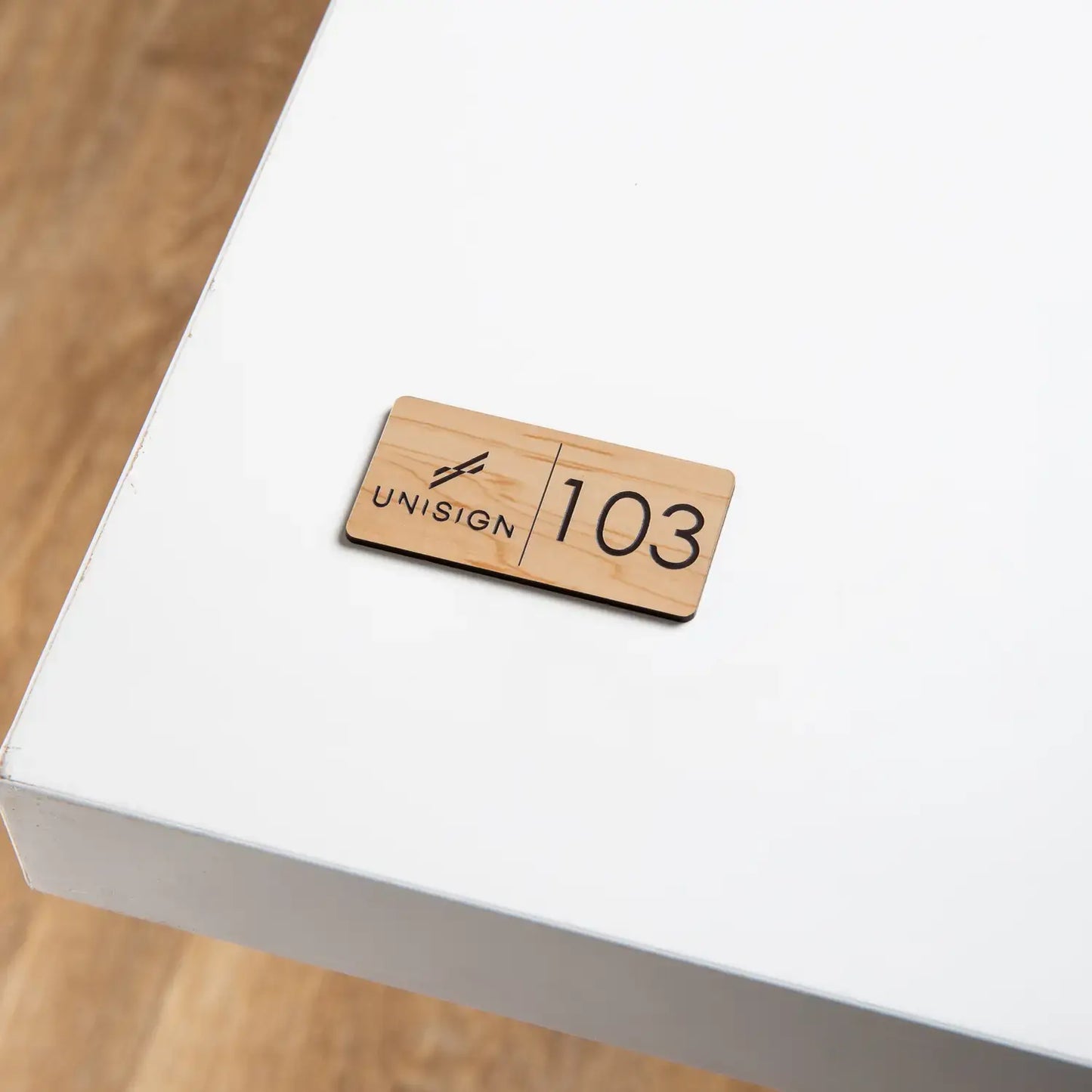 Table Number + Your Logo (2 x 4 cm)
