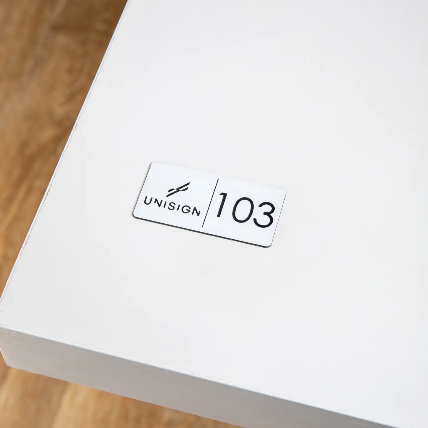 Table Number + Your Logo (2 x 4 cm)