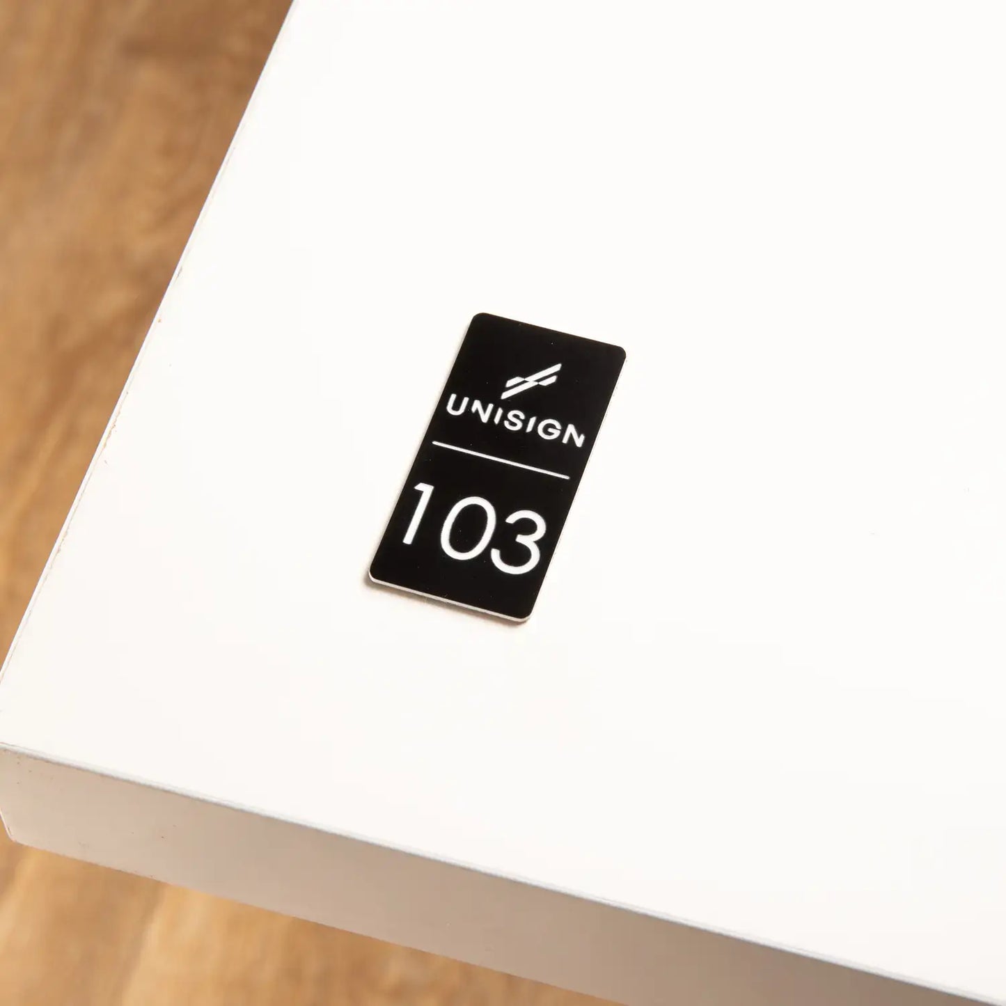 Table Number + Your Logo (2 x 4 cm)