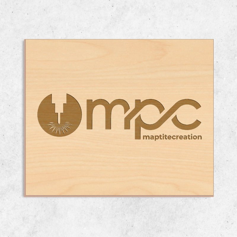 Plaque en Bois Gravée Personnalisée - Rectangle - Unisign