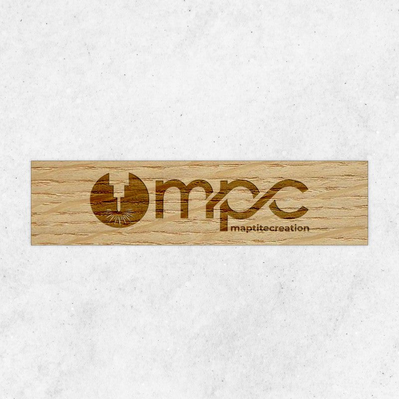 Plaque en Bois Gravée Personnalisée - Rectangle allongé - Unisign