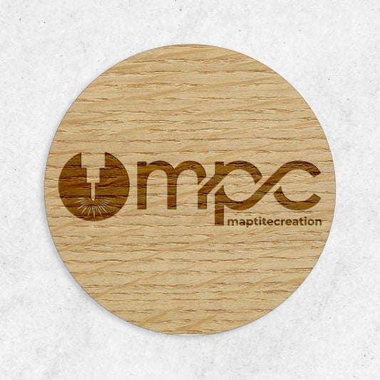 Plaque en Bois Gravée Personnalisée - Rond - Unisign
