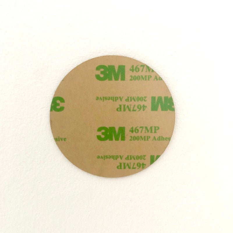 Plaque numéro de chambre pour Hôtel - Effet métal brossé en rond - Unisign