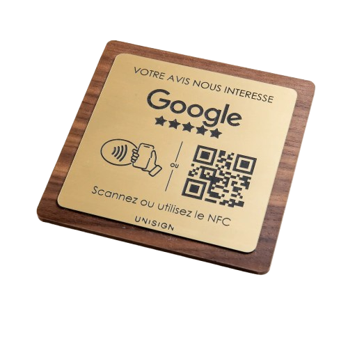 Plaques QR Code à Poser