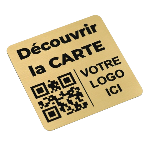 Plaques QR Code Adhésives