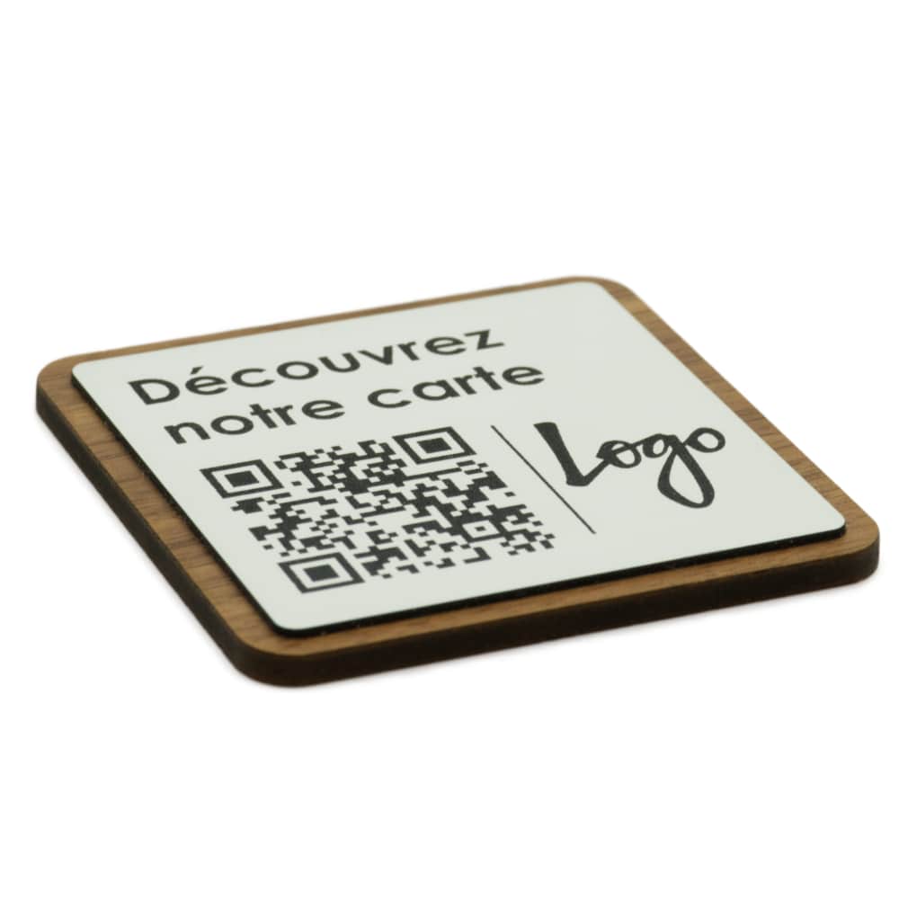 Plaques QR Code à Poser - Design Personnalisable – Unisign