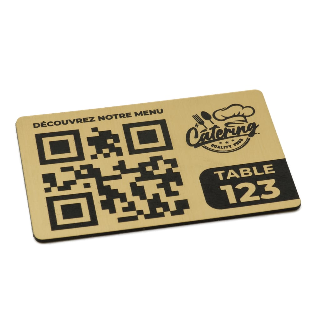 Plaques QR Code Adhésives