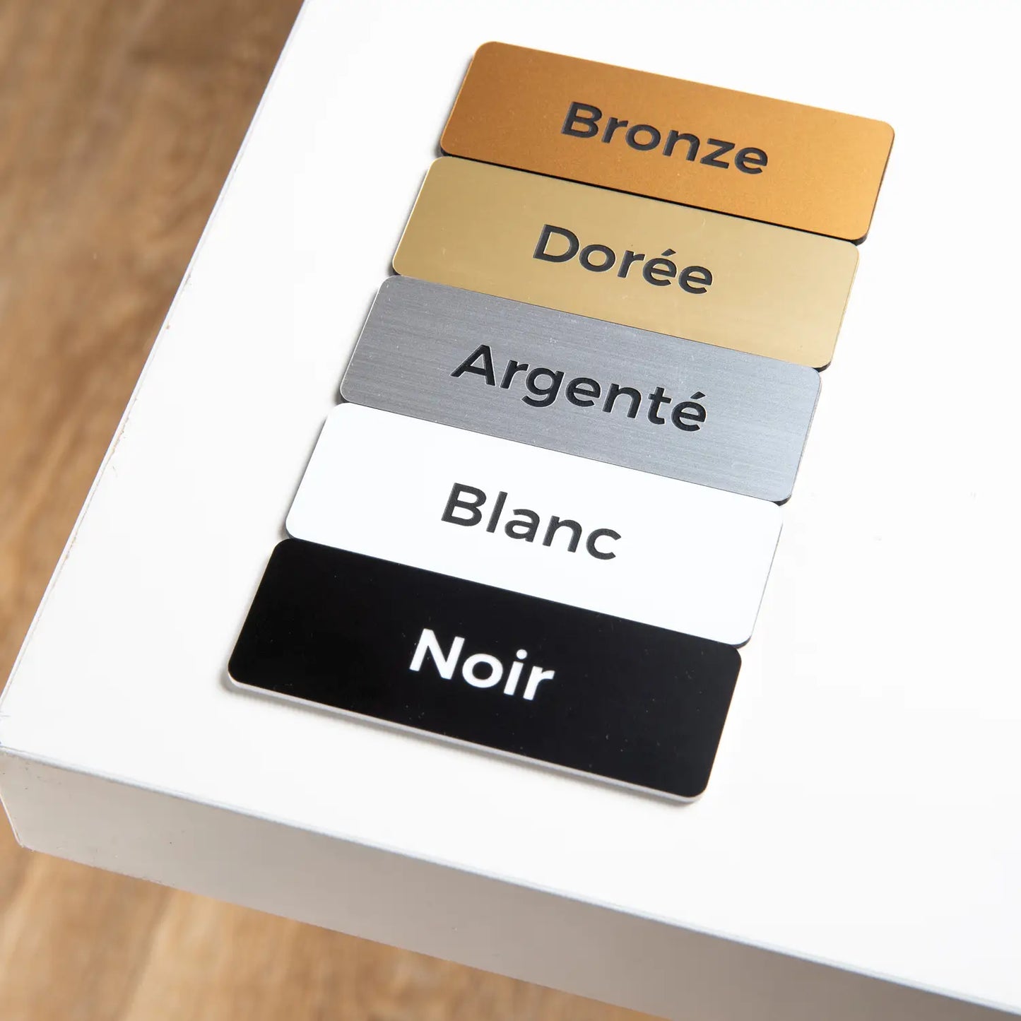 Chevalet de Table QR Code avec Phrase