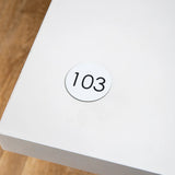 Numéro de Table - Rond - Gravé UNISIGN