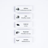 Badge professionnel personnalisé – Transport & mobilité UNISIGN