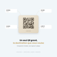 Plaque Unisign gravée d'un QR code, reliée au menu du jour, aux avis Google, au Wi-Fi et à la carte des vins