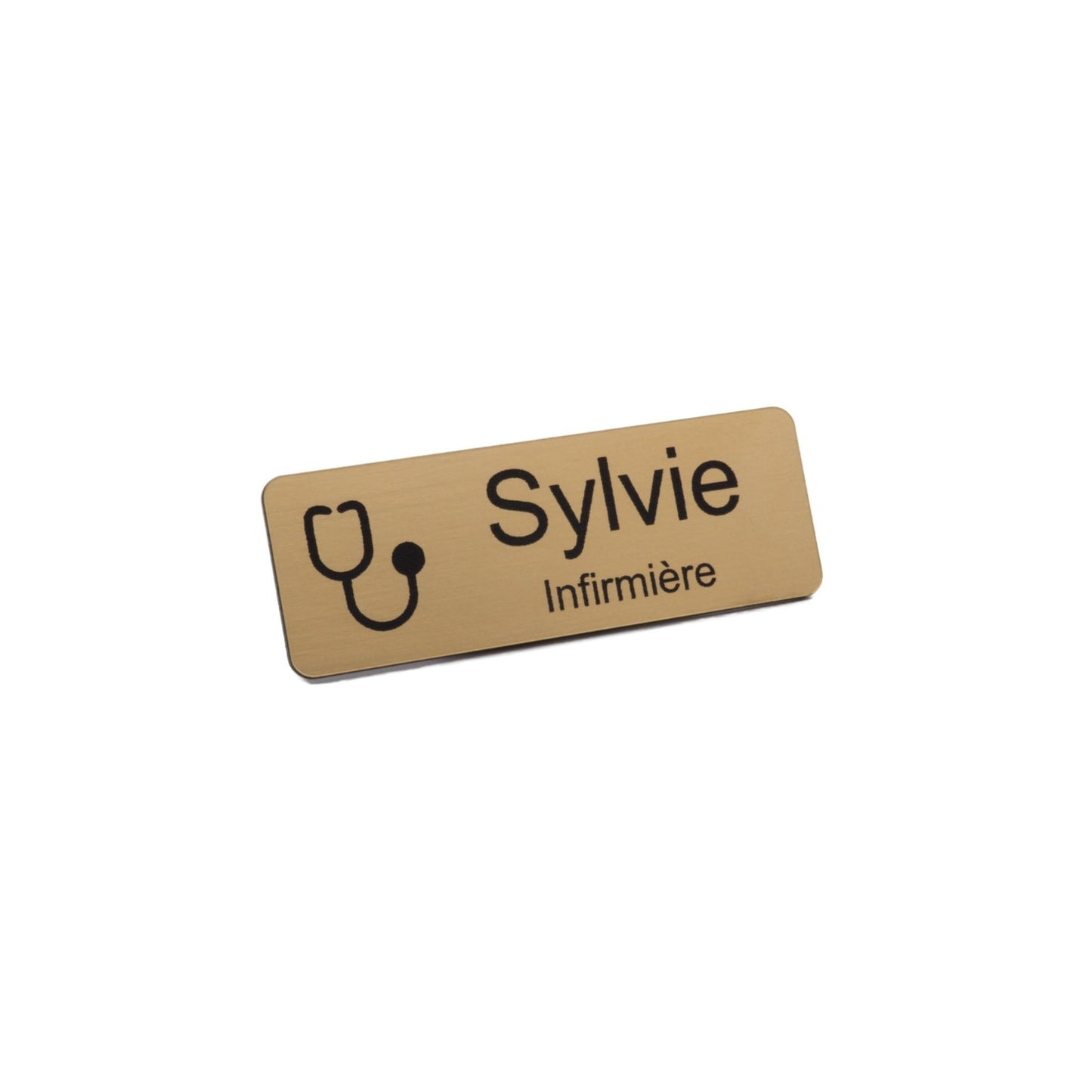 Badge Doré Personnalisé pour Médecins et Infirmiers