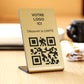 Chevalet de table QR Code avec Logo - Unisign