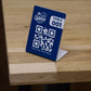 Chevalet de Table QR Code + Logo + Numéro de Table - Unisign