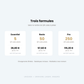 Les trois formules QR Dynamique : Essentiel 5 QR à 28,80 €, Resto 50 QR à 57,60 €, Pro 250 QR à 115,20 € par an