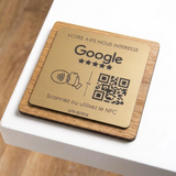 NFC + Custom QR Code Plate - Google Reviews - Professionals