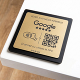 NFC + Custom QR Code Plate - Google Reviews - Professionals