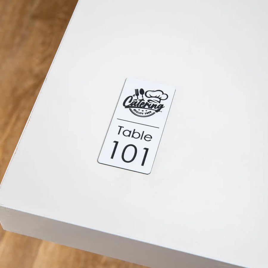 Numéro de Table + Votre Logo UNISIGN