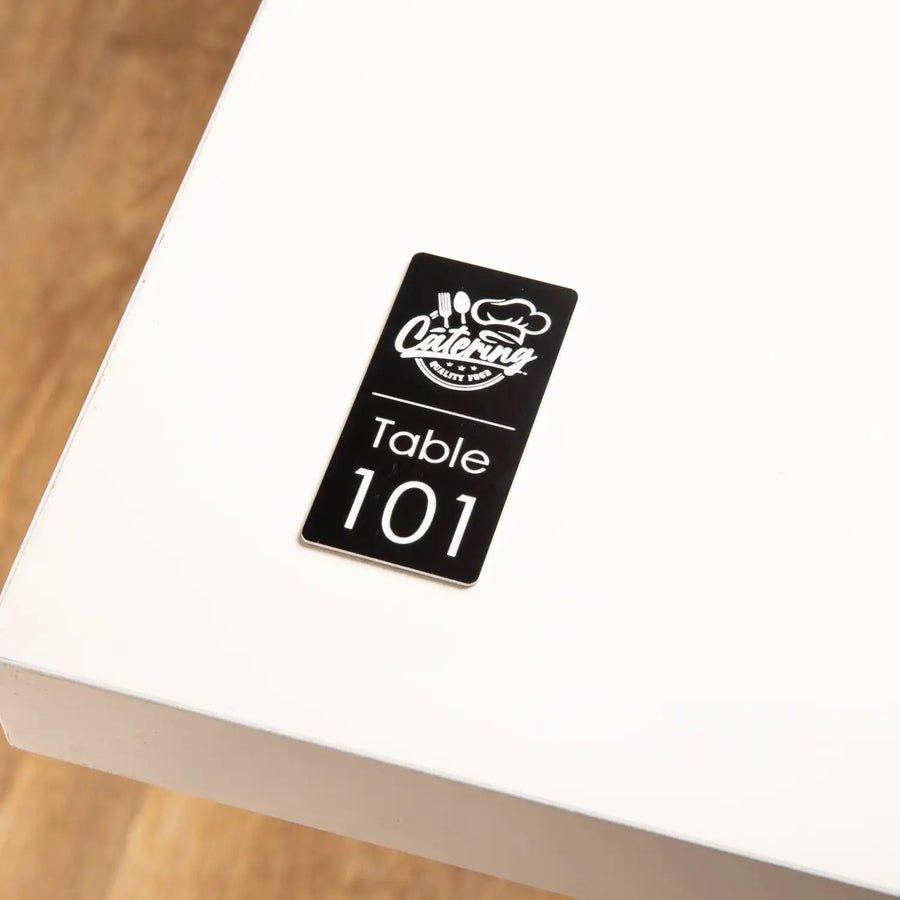Numéro de Table + Votre Logo UNISIGN