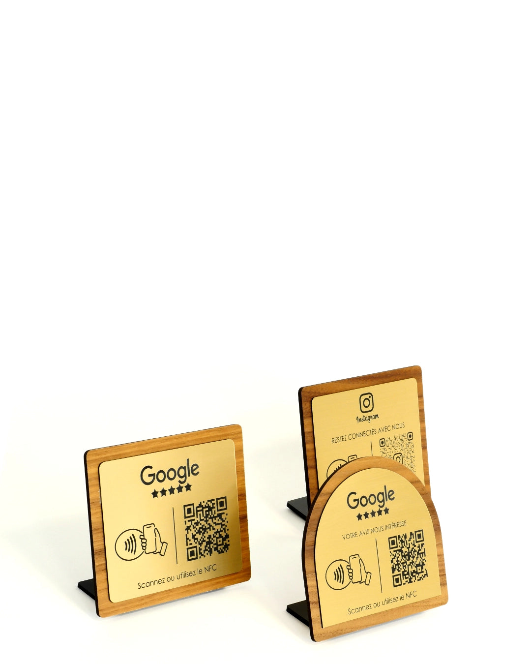 Plaques avis Google & NFC