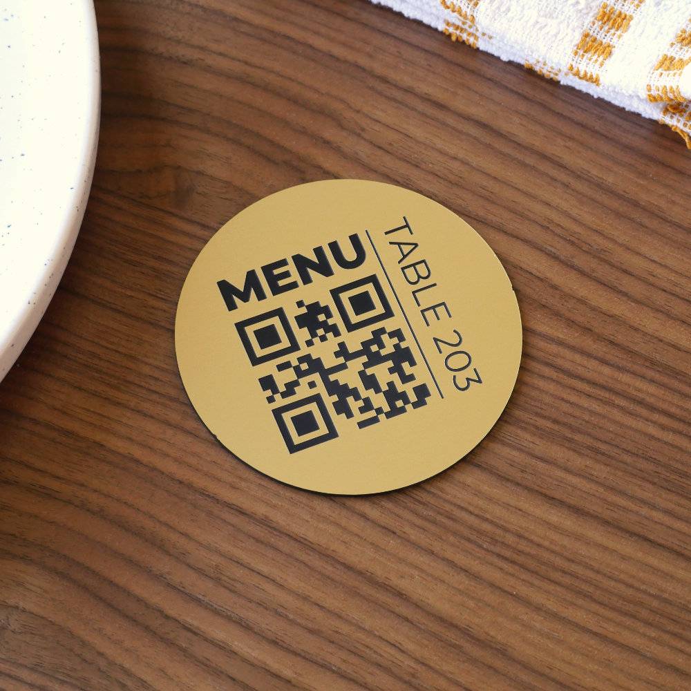 Number + round QR code – Unisign