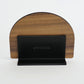 Modern Support - Engraved QR Code to put on a table - Logo + QR code