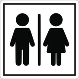 Signalétique toilette gravé