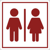 Signalétique toilette gravé