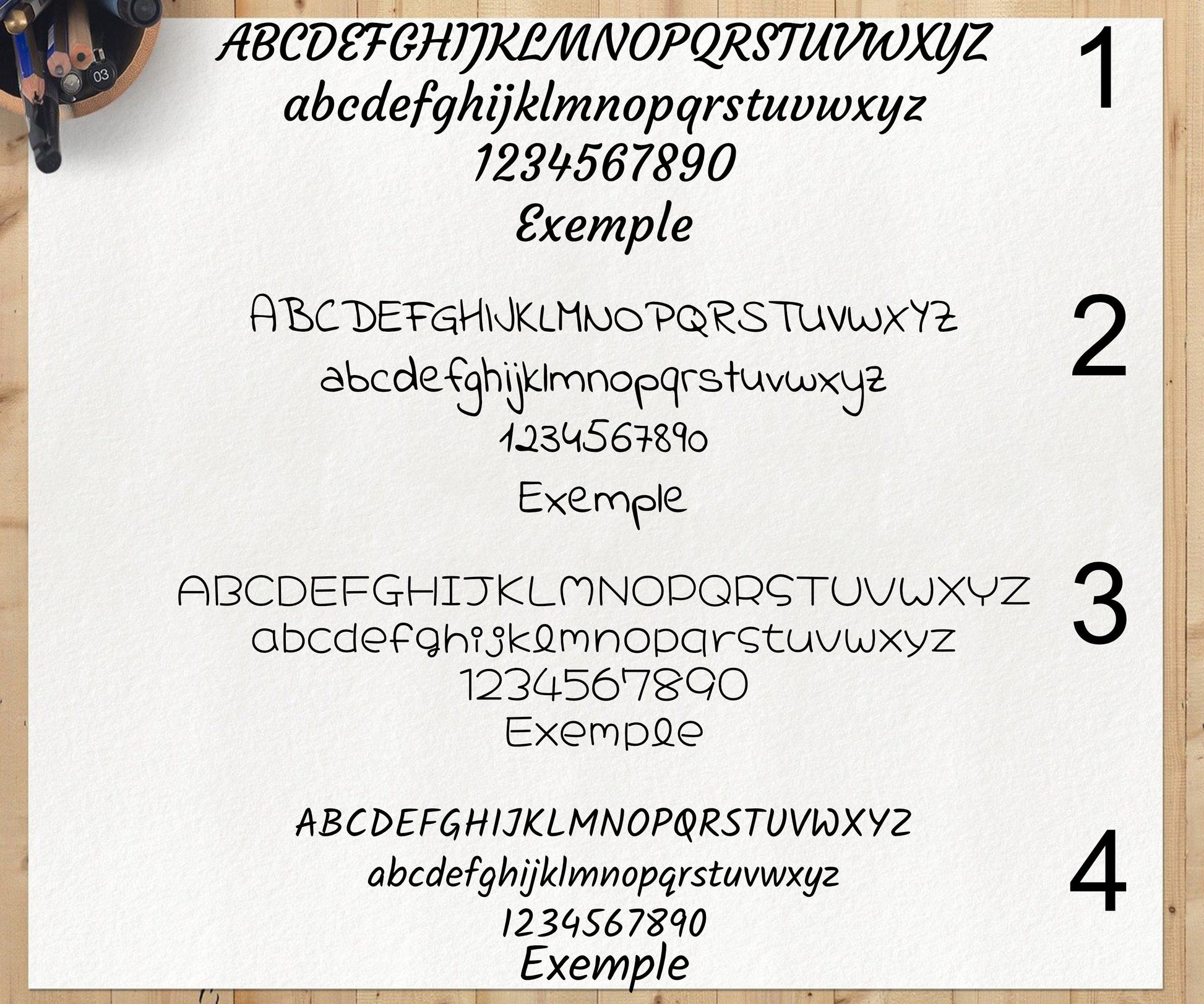 Porte-clé original avec texte personnalisé au recto et verso