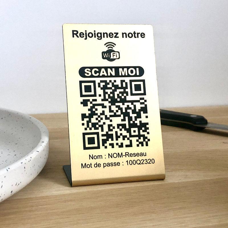 Support QR code WIFI - Hotel - Bed and Breakfast - Gîtes