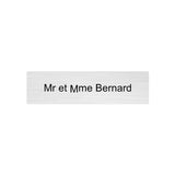 Plaque d'interphone - de sonnette - Taille standards - Unisign