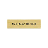 Plaque d'interphone - de sonnette - Taille standards - Unisign
