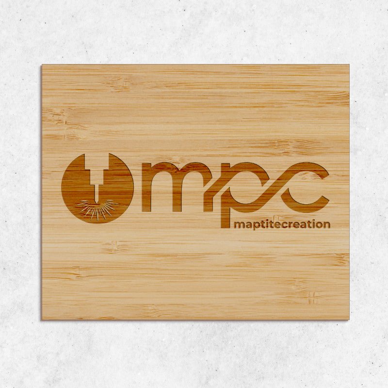 Plaque en Bois Gravée Personnalisée - Rectangle - Unisign