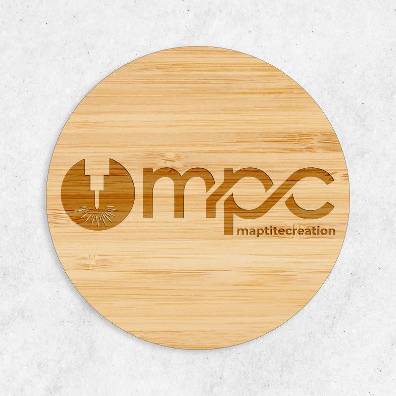 Plaque en Bois Gravée Personnalisée - Rond - Unisign